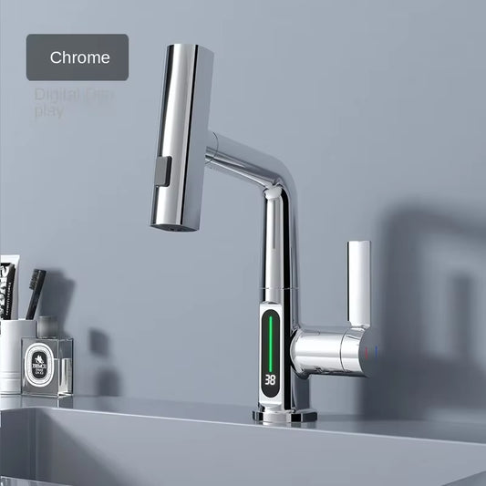 "Smart Digital Pull-Out Faucet: Elevate Your Kitchen Experience!"